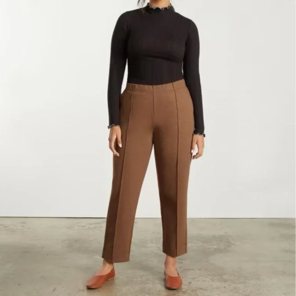 {everlane} the dream pant - heathered auburn - size small